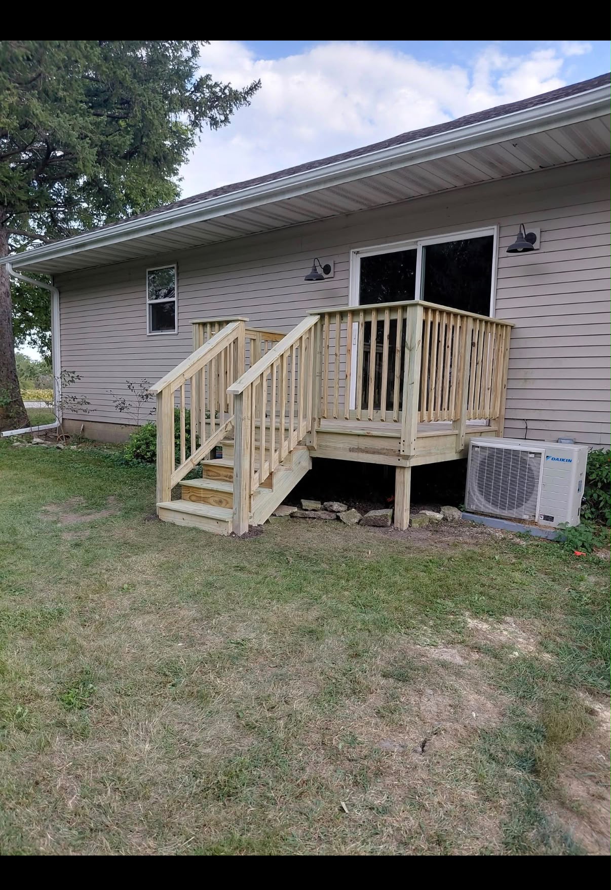 Backyard Deck Installation