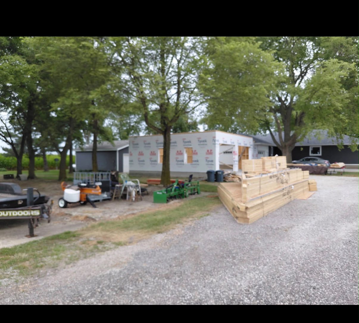 Home Addition Framing