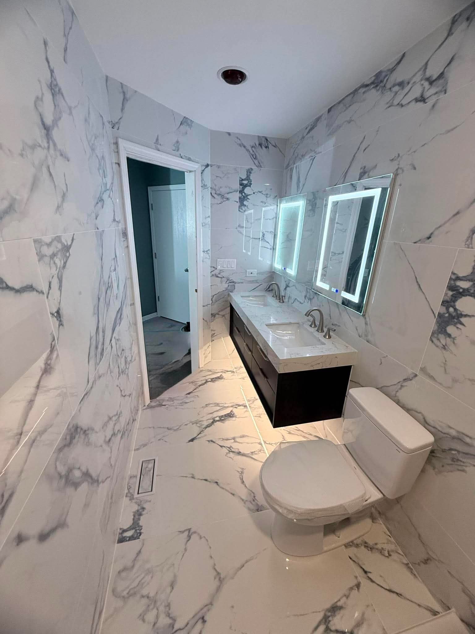 Marble Master Bathroom