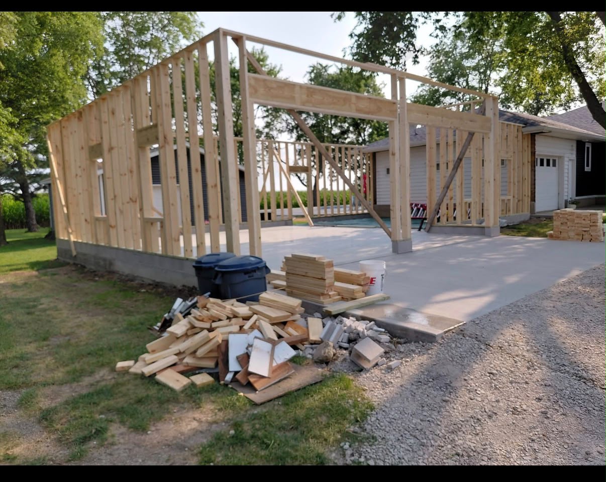 Patio Frame Construction