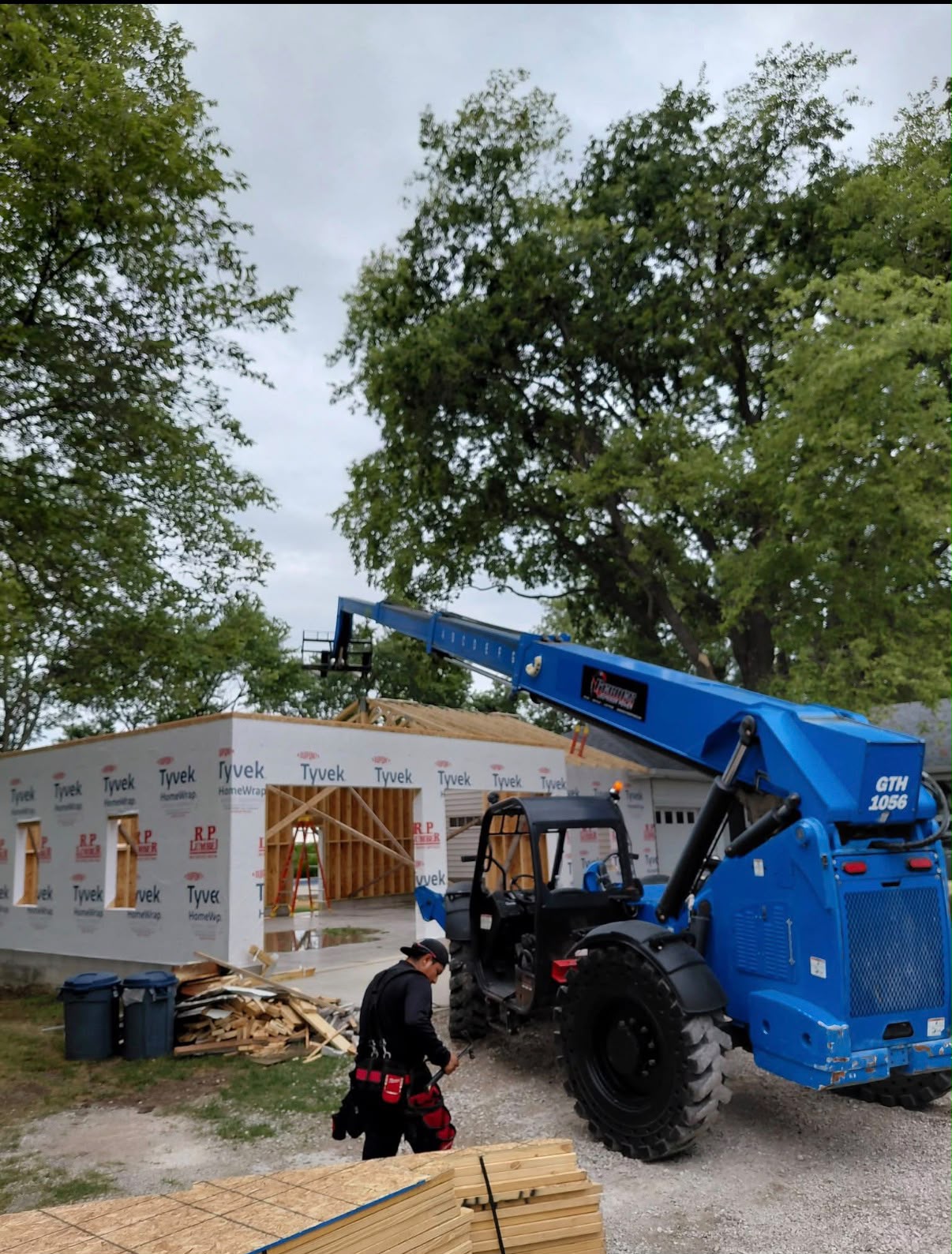 Roof Truss Crane Lifting