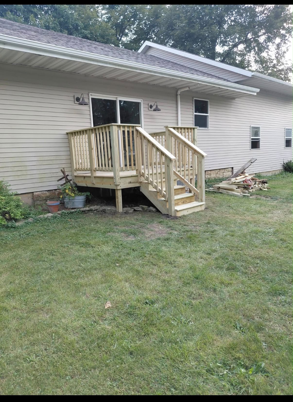 Wooden Deck Stairs